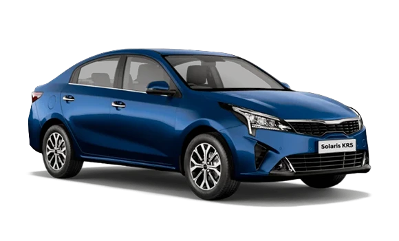 Купить Solaris KRS  2024 2025 в Новосибирске - Летный микрорайон 12 - auto-stocks.ru - цвет Galaxy Blue