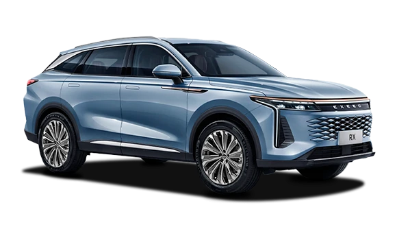 Купить EXEED RX  2024 2025 в Новосибирске - Летный микрорайон 12 - auto-stocks.ru - цвет Небесный голубой