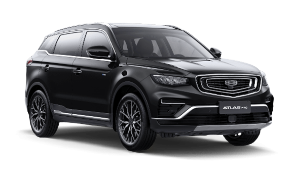 Купить Geely Atlas Pro I Рест 2025 2026 в Новосибирске - Летный микрорайон 12 - auto-stocks.ru - цвет Черный металлик