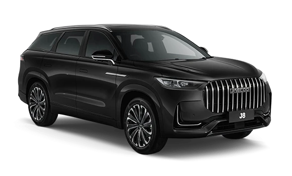 Купить Jaecoo J8  2024 2025 в Новосибирске - Летный микрорайон 12 - auto-stocks.ru - цвет Черный