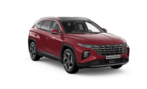 Купить Hyundai Tucson IV 2025 2026 в Новосибирске - Летный микрорайон 12 - auto-stocks.ru - цвет Красный / Crimson Red
