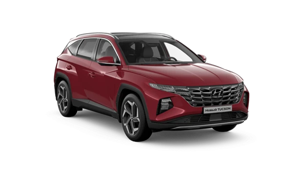 Купить Hyundai Tucson New  2024 2025 в Новосибирске - Летный микрорайон 12 - auto-stocks.ru - цвет Красный / Crimson Red