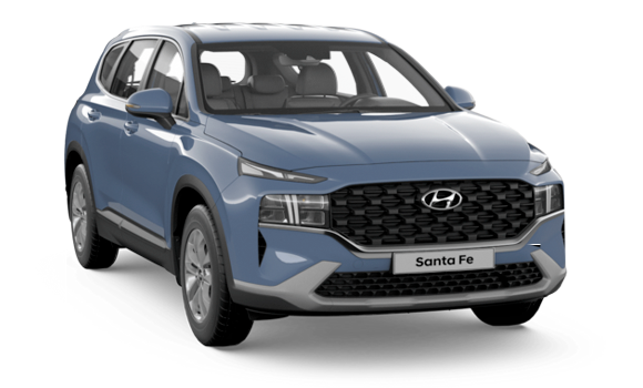 Купить Hyundai Santa Fe IV Рест 2025 2026 в Новосибирске - Летный микрорайон 12 - auto-stocks.ru - цвет Синий / Lagoon Blue