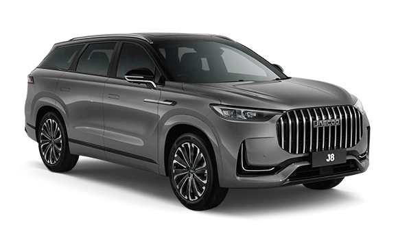 Купить Jaecoo J8  2024 2025 в Новосибирске - Летный микрорайон 12 - auto-stocks.ru - цвет Серый с черной крышей