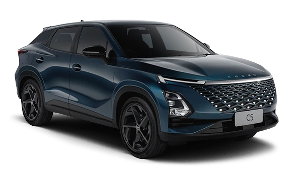 Купить Omoda C5  2024 2025 в Новосибирске - Летный микрорайон 12 - auto-stocks.ru - цвет Dark Blue