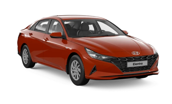 Купить Hyundai Elantra New 2024 2025 в Новосибирске - Летный микрорайон 12 - auto-stocks.ru - цвет Красно-оранжевый перламутр