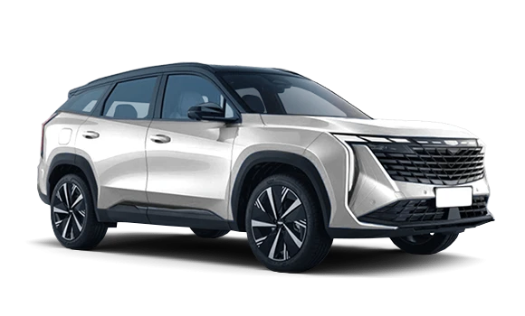 Купить Geely Atlas NEW NEW 2024 2025 в Новосибирске - Летный микрорайон 12 - auto-stocks.ru - цвет Серебристый металлик