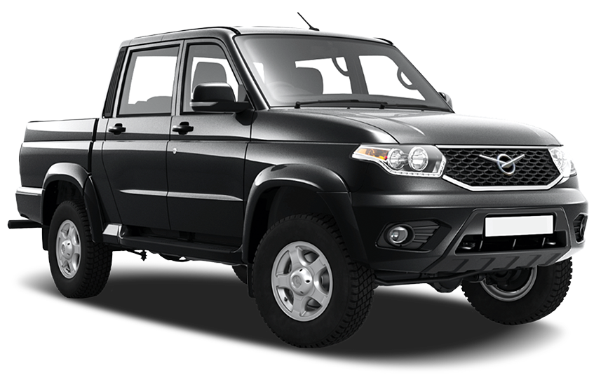 Купить UAZ Pickup I Рест 2 2025 2026 в Новосибирске - Летный микрорайон 12 - auto-stocks.ru - цвет Черный металлик