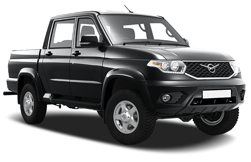 Купить UAZ Pickup New  2024 2025 в Новосибирске - Летный микрорайон 12 - auto-stocks.ru - цвет Черный металлик