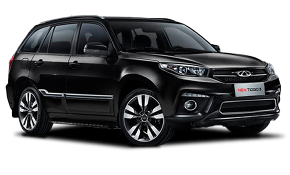 Купить Chery Tiggo 3  2024 2025 в Новосибирске - Летный микрорайон 12 - auto-stocks.ru - цвет Черный