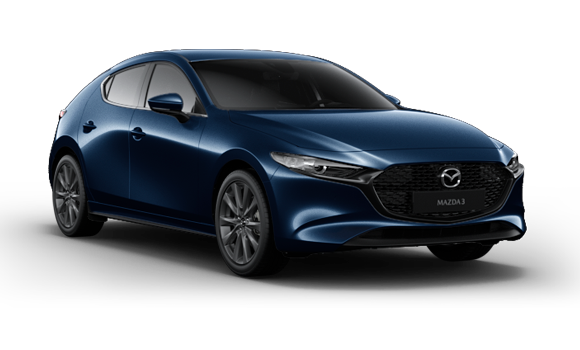 Купить Mazda 3 IV 2025 2026 в Новосибирске - Летный микрорайон 12 - auto-stocks.ru - цвет Deep Crystal Blue