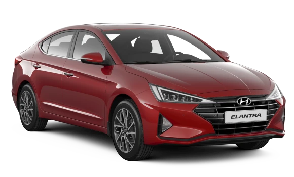 Купить Hyundai Elantra  2024 2025 в Новосибирске - Летный микрорайон 12 - auto-stocks.ru - цвет Красный / Fiery Red