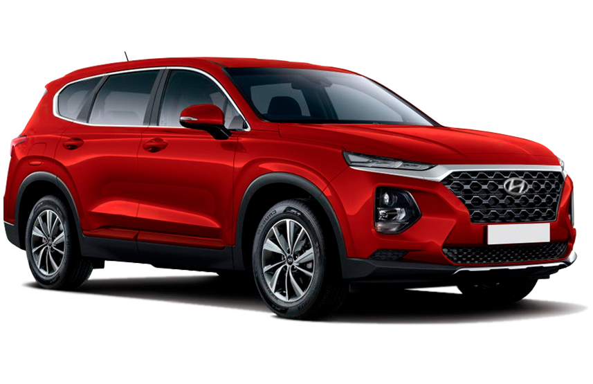 Купить Hyundai Santa Fe IV 2025 2026 в Новосибирске - Летный микрорайон 12 - auto-stocks.ru - цвет Horizon Red (RD2)