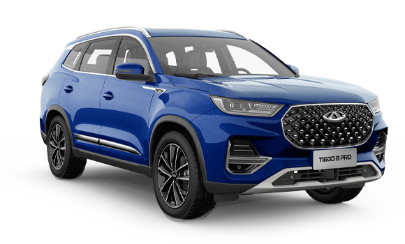 Купить Chery Tiggo 8 Pro I 2025 2026 в Новосибирске - Летный микрорайон 12 - auto-stocks.ru - цвет Небесный синий