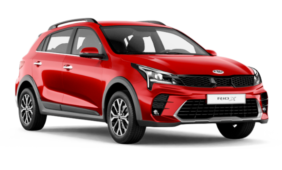 Купить KIA Rio X (x-line) I 2025 2026 в Новосибирске - Летный микрорайон 12 - auto-stocks.ru - цвет Fiery Red