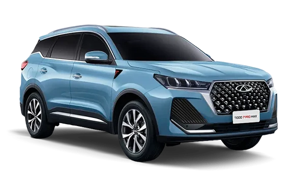 Купить Chery Tiggo 7 Pro Max NEW 2024 2025 в Новосибирске - Летный микрорайон 12 - auto-stocks.ru - цвет Небесно-голубой