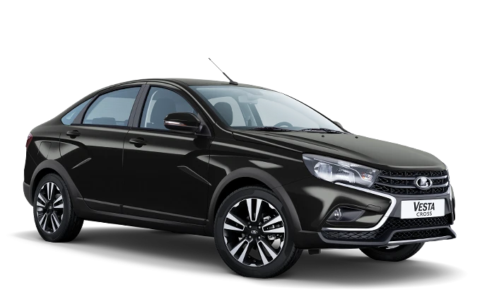 Купить Lada Vesta Cross 2024 2025 в Новосибирске - Летный микрорайон 12 - auto-stocks.ru - цвет Черный "Черная жемчужина" (676)