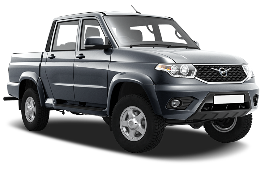 Купить UAZ Pickup I Рест 2 2025 2026 в Новосибирске - Летный микрорайон 12 - auto-stocks.ru - цвет Темно-серый металлик