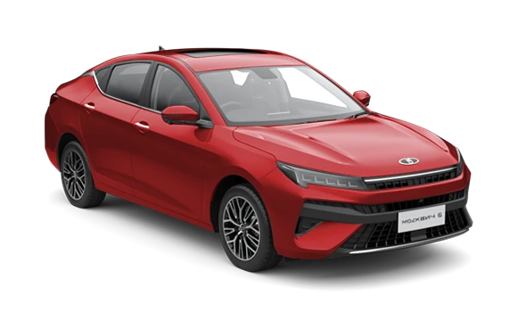 Купить Moskvich 6  2024 2025 в Новосибирске - Летный микрорайон 12 - auto-stocks.ru - цвет Красный