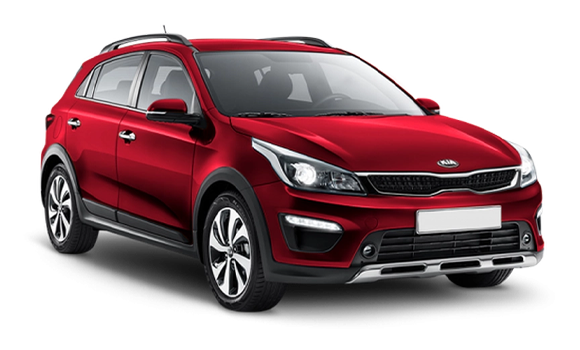 Купить KIA Rio X (x-line) IV 2025 2026 в Новосибирске - Летный микрорайон 12 - auto-stocks.ru - цвет Fiery Red (R4R)
