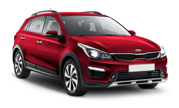 Купить KIA Rio X-Line  2024 2025 в Новосибирске - Летный микрорайон 12 - auto-stocks.ru - цвет Fiery Red (R4R)