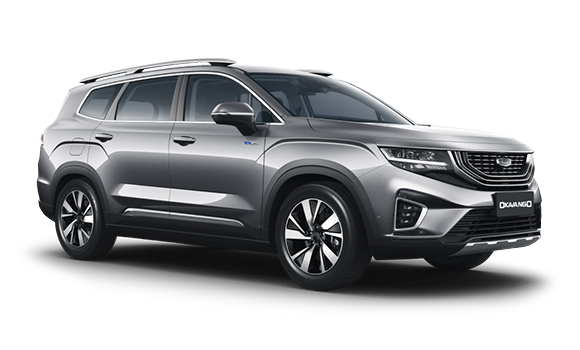 Купить Geely Okavango  2024 2025 в Новосибирске - Летный микрорайон 12 - auto-stocks.ru - цвет Серебристый