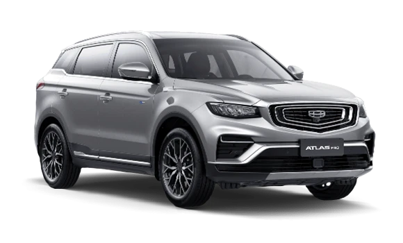Купить Geely Atlas Pro  2024 2025 в Новосибирске - Летный микрорайон 12 - auto-stocks.ru - цвет Серо-голубой металлик
