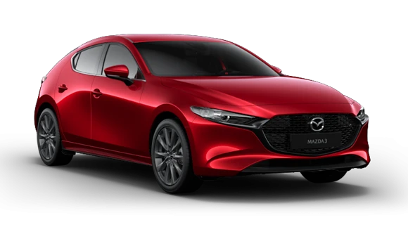 Купить Mazda New 3  2024 2025 в Новосибирске - Летный микрорайон 12 - auto-stocks.ru - цвет Soul Red Crystal
