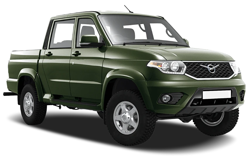 Купить UAZ Pickup New  2024 2025 в Новосибирске - Летный микрорайон 12 - auto-stocks.ru - цвет Зеленый металлик