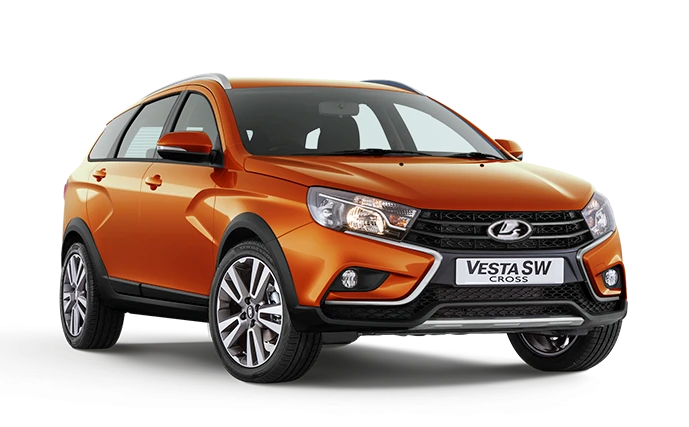 Купить Lada Vesta SW Cross 2024 2025 в Новосибирске - Летный микрорайон 12 - auto-stocks.ru - цвет Оранжевый "Марс" (130)