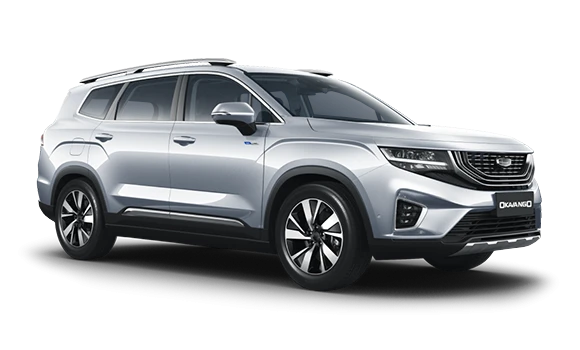Купить Geely Okavango  2024 2025 в Новосибирске - Летный микрорайон 12 - auto-stocks.ru - цвет Белый