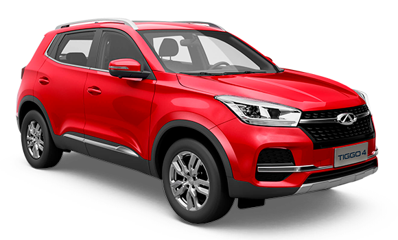 Купить Chery Tiggo 4 I Рест 2025 2026 в Новосибирске - Летный микрорайон 12 - auto-stocks.ru - цвет Красный