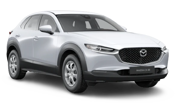 Купить Mazda CX-30  2024 2025 в Новосибирске - Летный микрорайон 12 - auto-stocks.ru - цвет Snowflake white pearl