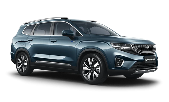 Купить Geely Okavango  2024 2025 в Новосибирске - Летный микрорайон 12 - auto-stocks.ru - цвет Изумрудный
