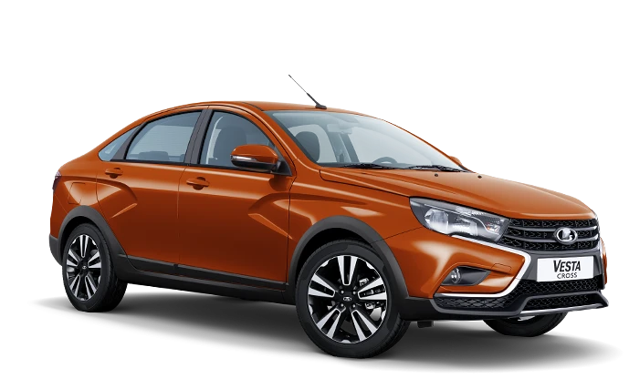 Купить Lada Vesta Cross 2024 2025 в Новосибирске - Летный микрорайон 12 - auto-stocks.ru - цвет Оранжевый "Марс" (130)