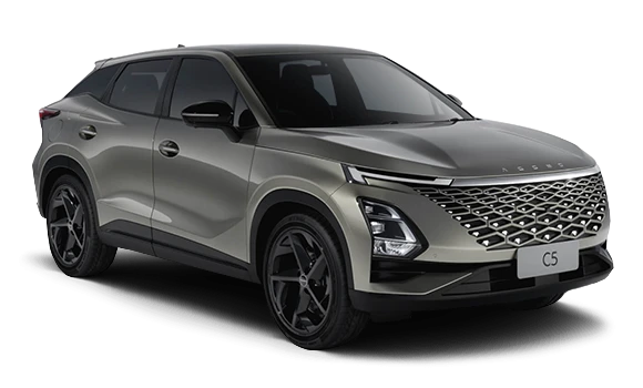 Купить Omoda C5  2024 2025 в Новосибирске - Летный микрорайон 12 - auto-stocks.ru - цвет Silver Premium Double Color