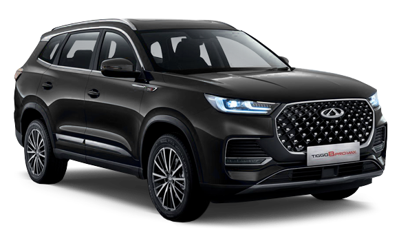 Купить Chery Tiggo 8 Pro Max I 2025 2026 в Новосибирске - Летный микрорайон 12 - auto-stocks.ru - цвет Глубокий черный