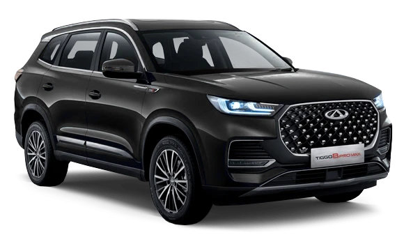 Купить Chery Tiggo 8 Pro MAX  2024 2025 в Новосибирске - Летный микрорайон 12 - auto-stocks.ru - цвет Глубокий черный