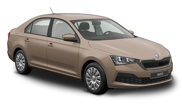 Купить Skoda Rapid New  2024 2025 в Новосибирске - Летный микрорайон 12 - auto-stocks.ru - цвет Бежевый металлик titanium beige