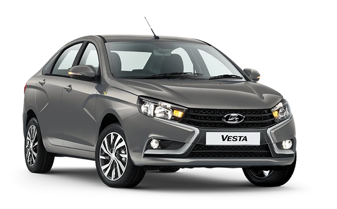 Купить Lada Vesta Седан 2024 2025 в Новосибирске - Летный микрорайон 12 - auto-stocks.ru - цвет Серый "Плутон" (608)