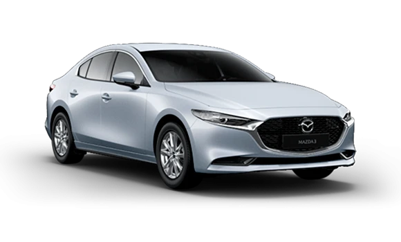 Купить Mazda New 3 Sedan  2024 2025 в Новосибирске - Летный микрорайон 12 - auto-stocks.ru - цвет Snowflake White Pearl