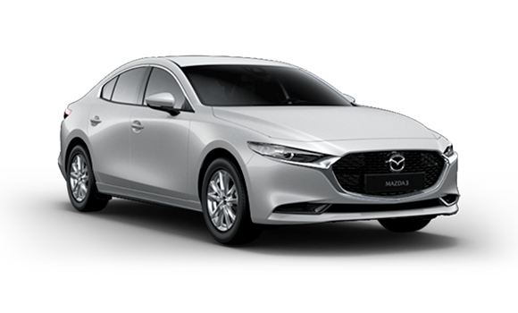 Купить Mazda New 3 Sedan  2024 2025 в Новосибирске - Летный микрорайон 12 - auto-stocks.ru - цвет Arctic White