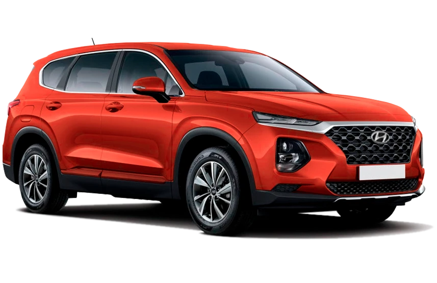 Купить Hyundai Santa Fe  2024 2025 в Новосибирске - Летный микрорайон 12 - auto-stocks.ru - цвет Lava Orange (YR2)