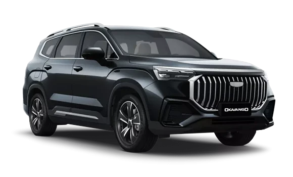 Купить Geely Okavango NEW 2024 2025 в Новосибирске - Летный микрорайон 12 - auto-stocks.ru - цвет Черный металлик