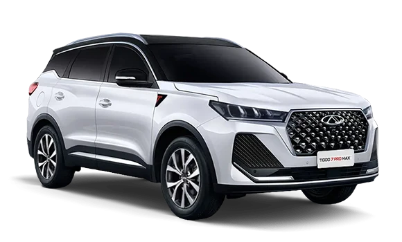 Купить Chery Tiggo 7 Pro Max NEW 2024 2025 в Новосибирске - Летный микрорайон 12 - auto-stocks.ru - цвет Искрящийся белый (Черная крыша)