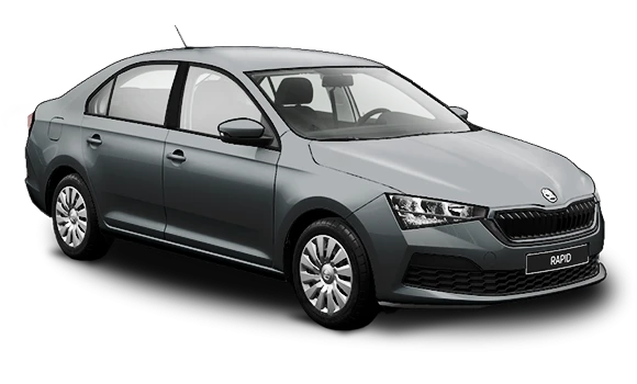 Купить Skoda Rapid New  2024 2025 в Новосибирске - Летный микрорайон 12 - auto-stocks.ru - цвет Серый металлик indium grey