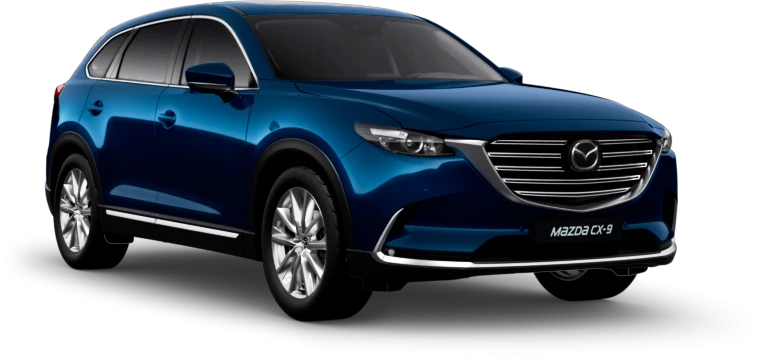 Купить Mazda CX-9  2024 2025 в Новосибирске - Летный микрорайон 12 - auto-stocks.ru - цвет Deep Crystal Blue