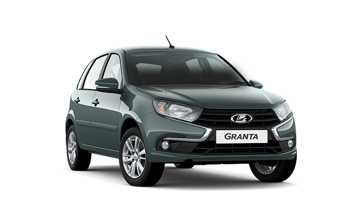 Купить Lada Granta Хэтчбек I Рест 2025 2026 в Новосибирске - Летный микрорайон 12 - auto-stocks.ru - цвет Серебристо-темно-серый "Борнео" (633)
