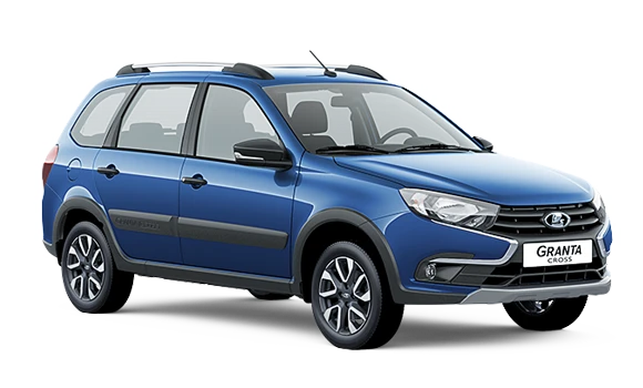 Купить Lada Granta Cross  2024 2025 в Новосибирске - Летный микрорайон 12 - auto-stocks.ru - цвет Ярко-синий "Голубая планета"