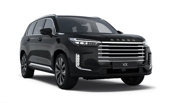Купить EXEED VX  2024 2025 в Новосибирске - Летный микрорайон 12 - auto-stocks.ru - цвет Сагиттариус (черный)